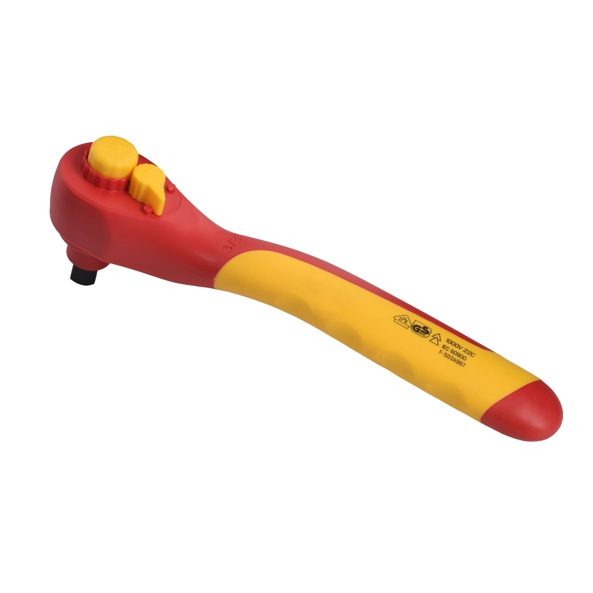 Powerbuilt, 3/8in. by 200mm Drive VDE Ratchet, Drive Size Multiple in, Pieces (qty.) 1 Model# 642948